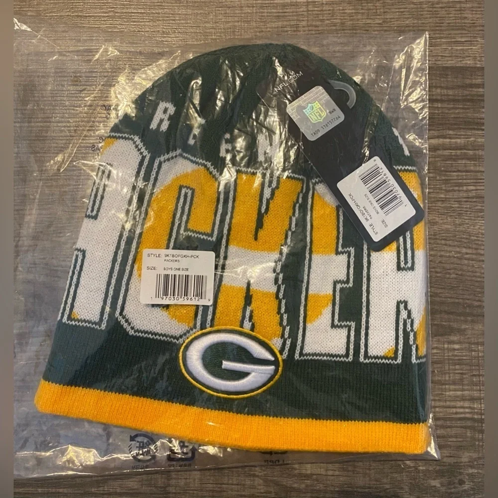 NEW - NFL Green Bay Packers Youth Legacy Beanie - Green
